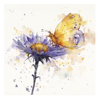 Flowers & Flutters Fine Art Print