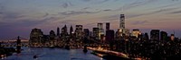 Lower Manhattan at Dusk Fine Art Print
