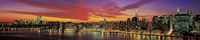 Sunset Over New York Fine Art Print