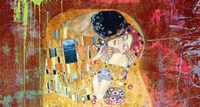 Klimt's Kiss 2.0 (detail) Fine Art Print