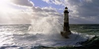 Phare d' Ar-Men pres de l'ile de Sein Fine Art Print