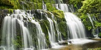 Waterfall Purakaunui Falls, New Zealand Fine Art Print