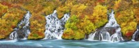 Hraunfossar Waterfall, Iceland Fine Art Print