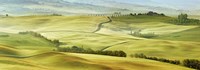 Tuscany Landscape, Val d'Orcia, Italy Fine Art Print