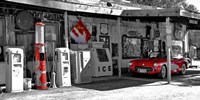 Vintage Gas Station on Route 66 Fine Art Print