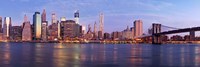 Manhattan and Brooklyn Bridge, NYC 2 Fine Art Print
