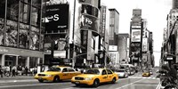 Taxi in Times Square, NYC Fine Art Print