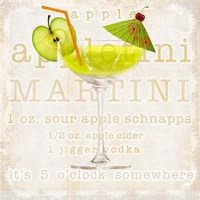 Appletini Framed Print