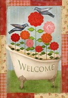 Garden Bath Tub Fine Art Print