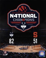 University of Connecticut Huskies 2016 NCAA Women's College Basketball National Champions Composite Fine Art Print