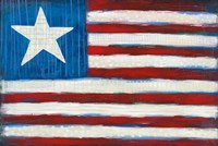 Modern Americana Flag Fine Art Print