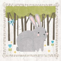 Woodland Hideaway Bunny Framed Print