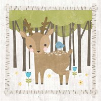 Woodland Hideaway Deer Fine Art Print