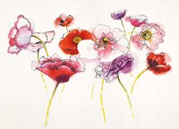 Pink and Red Somniferums Fine Art Print