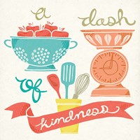 A Dash of Kindness Framed Print