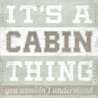 Lodge Life I Framed Print