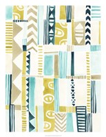 Tribal Patchwork I Fine Art Print