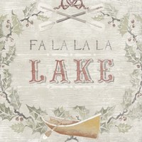 Cabin Christmas II Framed Print