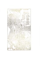 Gold Foil City Map Boston- Metallic Foil Fine Art Print
