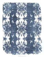 Batik Shell Patterns I Framed Print