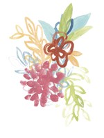 Flora Moderne II Framed Print