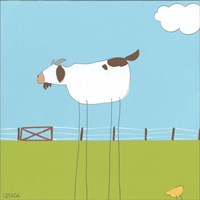 Stick-leg Goat II Fine Art Print