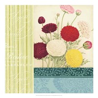 Floral Montage III Framed Print