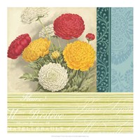 Floral Montage IV Framed Print