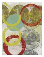 Layers & Circles II Framed Print