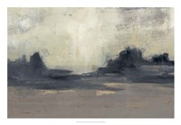 Mountain Silhouette I Framed Print