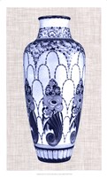 Blue & White Vase I Framed Print