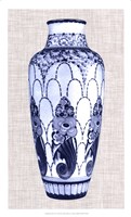 Blue & White Vase I Fine Art Print