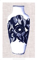 Blue & White Vase III Fine Art Print