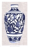 Blue & White Vase IV Fine Art Print