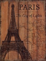 Paris Travel Poster Fine Art Print