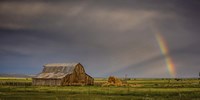 Rainbow Barn Fine Art Print