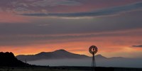 Mountains and Windmill Fine Art Print