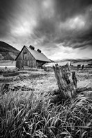 Stormy Barn Fine Art Print
