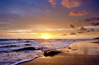 Sunset Waves Fine Art Print