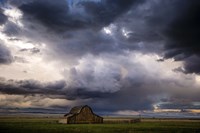 Stormy Barn 04 Fine Art Print