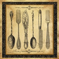 Adriana Silverware Vignette II Fine Art Print