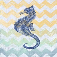 Chevron Sea Horse Fine Art Print