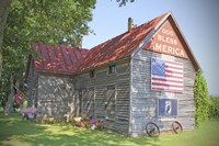 God Bless America House Fine Art Print