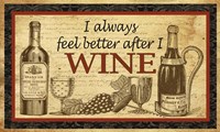 Better After Wine Fine Art Print