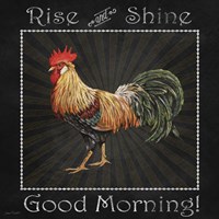 Good Morning Rooster II Fine Art Print