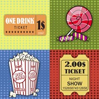 Popcorn Pop Art III Framed Print