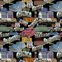 Route 66 - Cars II Fine Art Print