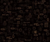 Vintage Postage Black Fine Art Print