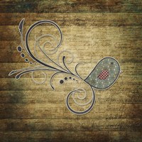 Whirly Bird Wood Fine Art Print