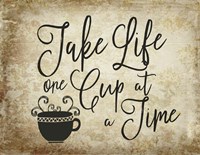 One Cup A Time Fine Art Print